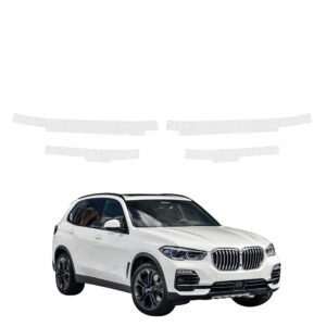 Komplektas 4w1 Bespalvė techninė apsauginė danga slenksčiams BMW X5 (2018-2023) GRIZZ HeavyDuty Clear