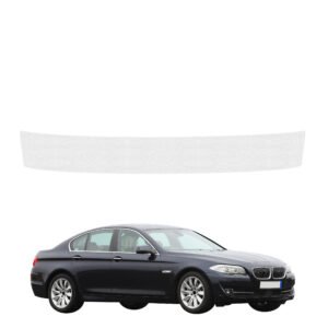 Bespalvė techninė apsauginė danga bagažinės slenksčiui BMW 5 F10 Sedan PreLCI (2010-2012) GRIZZ HeavyDuty Clear