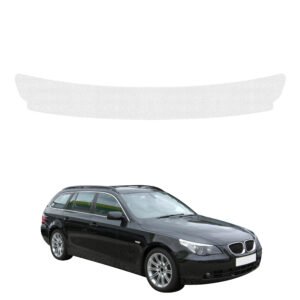 Bespalvė techninė apsauginė danga bagažinės slenksčiui BMW 5 E61 universalas PreLCI (2003-2007) GRIZZ HeavyDuty Clear