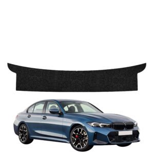 Juoda techninė apsauginė danga bagažinės slenksčiui BMW 3 Sedan (2025-2026) GRIZZ HeavyDuty Black