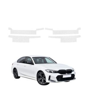 Komplektas 4w1 Bespalvė techninė apsauginė danga slenksčiams BMW 3 G20 Sedan (2022-2026) GRIZZ HeavyDuty Clear