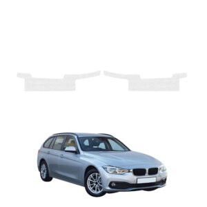 Komplektas 2w1 Bespalvė techninė apsauginė danga slenksčiams BMW 3 F31 universalas LCI (2015-2018) GRIZZ HeavyDuty Clear
