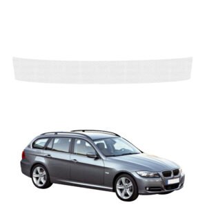 Bespalvė techninė apsauginė danga bagažinės slenksčiui BMW 3 E91 universalas Pre-LCI (2004-2008) GRIZZ HeavyDuty Clear