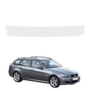 Bespalvė techninė apsauginė danga bagažinės slenksčiui BMW 3 E91 universalas LCI (2008-2012) GRIZZ HeavyDuty Clear