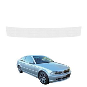 Bespalvė techninė apsauginė danga bagažinės slenksčiui BMW 3 E46 kupė Pre-LCI (1999-2002) GRIZZ HeavyDuty Clear