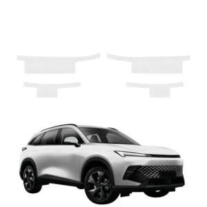 Komplektas 4w1 Bespalvė techninė apsauginė danga slenksčiams BAIC BEIJING 5 (2023-2026) GRIZZ HeavyDuty Clear
