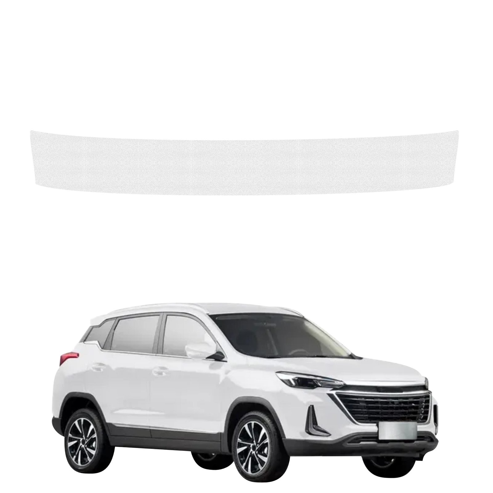 Bespalvė techninė apsauginė danga bagažinės slenksčiui BAIC BEIJING 3 (2023-2026) GRIZZ HeavyDuty Clear