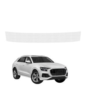 Bespalvė techninė apsauginė danga bagažinės slenksčiui Audi Q8 (2018-2026) GRIZZ HeavyDuty Clear