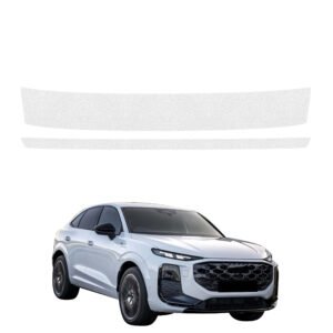 Komplektas 2w1 Bespalvė techninė apsauginė danga bagažinės slenksčiui Audi Q3 Sportback (2025-2026) GRIZZ HeavyDuty Clear