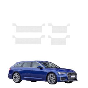 Komplektas 4w1 Bespalvė techninė apsauginė danga slenksčiams Audi A6 C8 universalas (2018-2023) GRIZZ HeavyDuty Clear