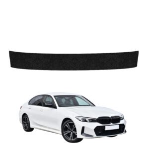 Juoda techninė apsauginė danga bagažinės slenksčiui BMW 3 G20 Sedan (2022-2026) GRIZZ HeavyDuty Black