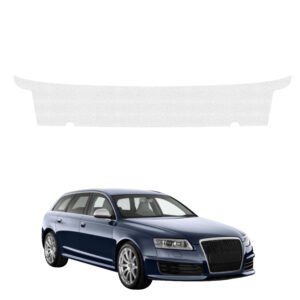 Bespalvė techninė apsauginė danga bagažinės slenksčiui Audi A6 C6 Avant Facelifting (2008-2011) GRIZZ HeavyDuty Clear