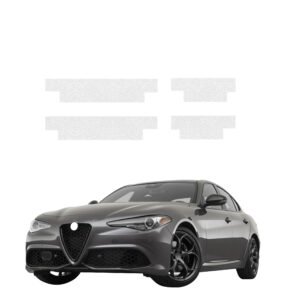 Komplektas 4w1 Bespalvė techninė apsauginė danga slenksčiams Alfa Romeo Giulia (2023-2026) GRIZZ HeavyDuty Clear