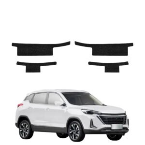 Komplektas 4w1 Juoda techninė apsauginė danga slenksčiams BAIC BEIJING 3 (2023-2026) GRIZZ HeavyDuty Black