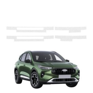 Komplektas 4w1 Bespalvė techninė apsauginė danga slenksčiams su apsauginiais uždengimais Ford Kuga Active Facelift (2024-2026) GRIZZ HeavyDuty Clear