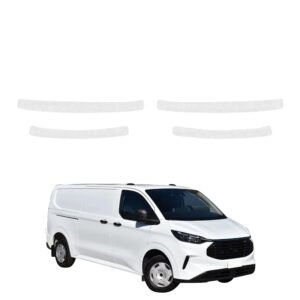 Komplektas 4w1 Bespalvė techninė apsauginė danga slenksčiams Ford Custom (2023-2026) GRIZZ HeavyDuty Clear