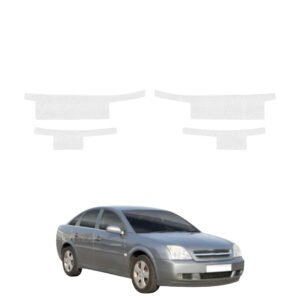 Komplektas 4w1 Bespalvė techninė apsauginė danga slenksčiams Opel Vectra C Liftback (2002-2005) GRIZZ HeavyDuty Clear