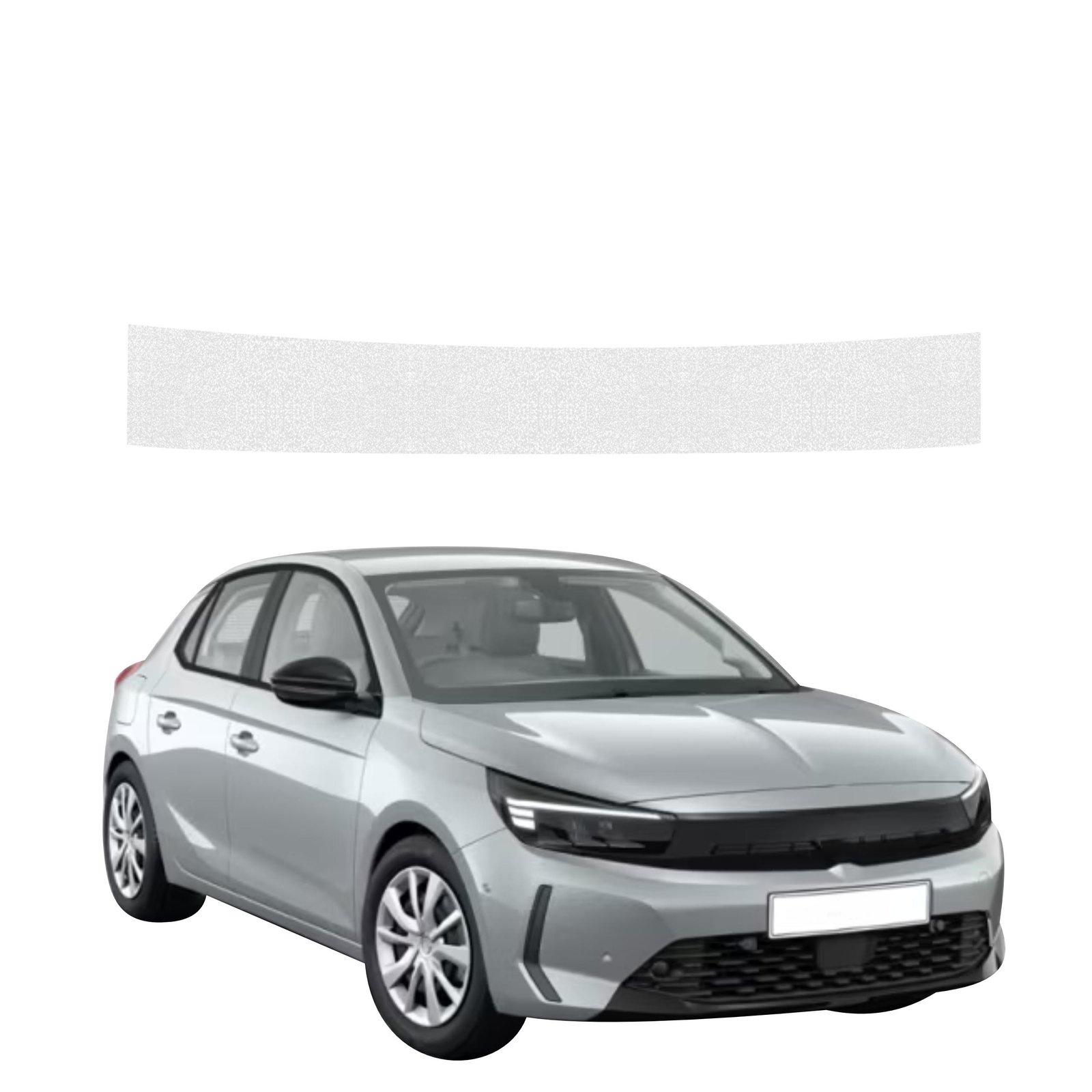 Bespalvė techninė apsauginė danga bagažinės slenksčiui Opel Corsa (2023-2026) GRIZZ HeavyDuty Clear