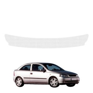 Bespalvė techninė apsauginė danga bagažinės slenksčiui Opel Astra G hečbekas 3D (1998-2009) GRIZZ HeavyDuty Clear