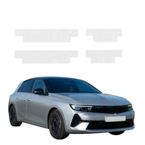 Komplektas 4w1 Bespalvė techninė apsauginė danga slenksčiams Opel Astra (2021-2024) GRIZZ HeavyDuty Clear