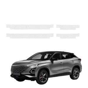 Komplektas 4w1 Bespalvė techninė apsauginė danga slenksčiams OMODA 5 Facelift (2024-2026) GRIZZ HeavyDuty Clear