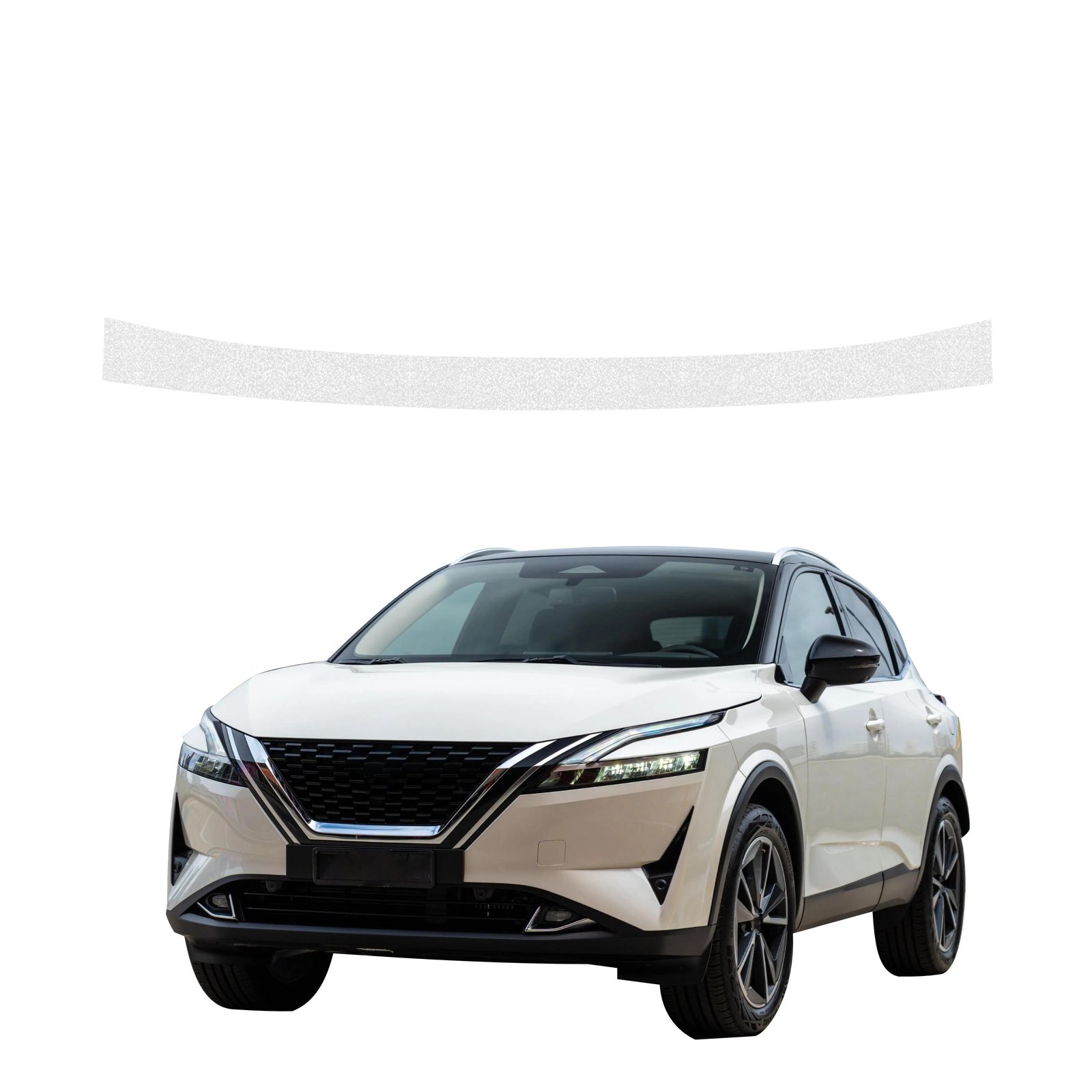 Bespalvė techninė apsauginė danga bagažinės slenksčiui Nissan Qashqai 3 (2021-2024) GRIZZ HeavyDuty Clear