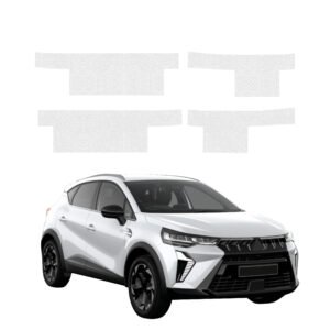 Komplektas 4w1 Bespalvė techninė apsauginė danga slenksčiams Mitsubishi ASX Facelift (2024-2026) GRIZZ HeavyDuty Clear