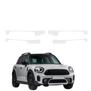 Komplektas 4w1 Bespalvė techninė apsauginė danga slenksčiams Mini Countryman (2023-2026) GRIZZ HeavyDuty Clear