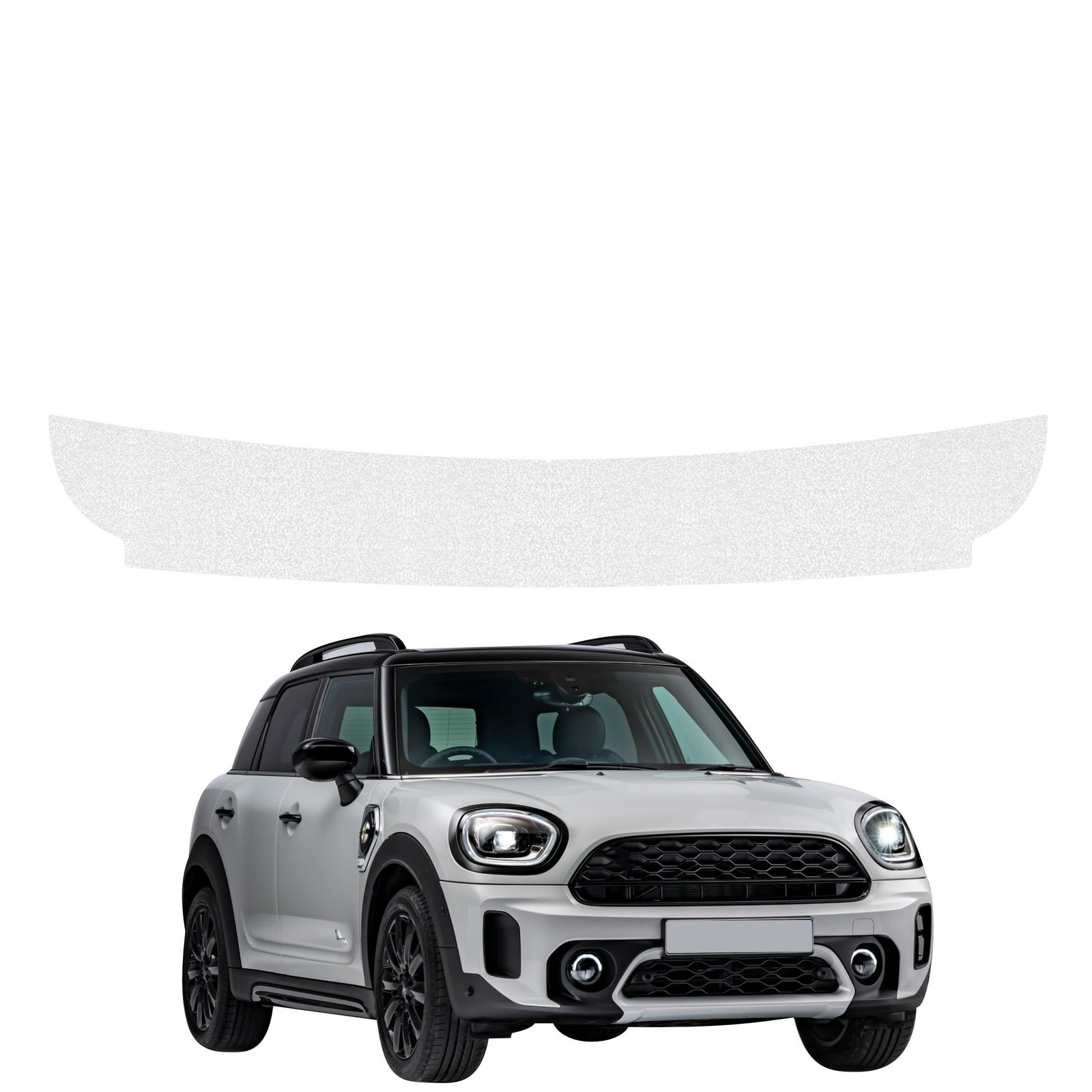 Bespalvė techninė apsauginė danga bagažinės slenksčiui Mini Countryman (2023-2026) GRIZZ HeavyDuty Clear