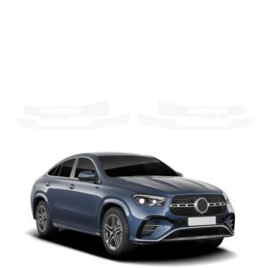 Komplektas 4w1 Bespalvė techninė apsauginė danga slenksčiams Mercedes GLE 450d (2023-2026) GRIZZ HeavyDuty Clear