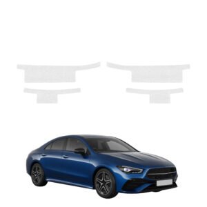 Komplektas 4w1 Bespalvė techninė apsauginė danga slenksčiams Mercedes CLA 200 (2025-2026) GRIZZ HeavyDuty Clear