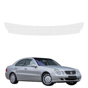 Bespalvė techninė apsauginė danga bagažinės slenksčiui Mercedes Benz E Klasa W211 Sedan (2002-2009) GRIZZ HeavyDuty Clear