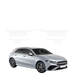 Komplektas 4w1 Bespalvė techninė apsauginė danga slenksčiams Mercedes A Klasa W177 (2018-2026) GRIZZ HeavyDuty Clear