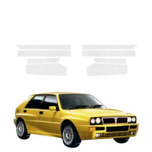 Komplektas 8w1 Bespalvė techninė apsauginė danga slenksčiams Lancia Delta Integrale (1992-1994) GRIZZ HeavyDuty Clear