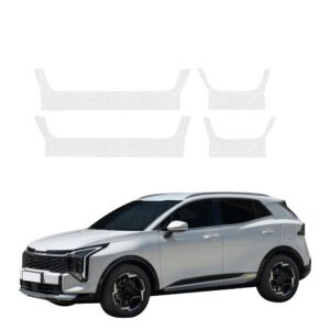 Komplektas 4w1 Bespalvė techninė apsauginė danga slenksčiams Kia Sportage 5 Facelift (2025-2026) GRIZZ HeavyDuty Clear