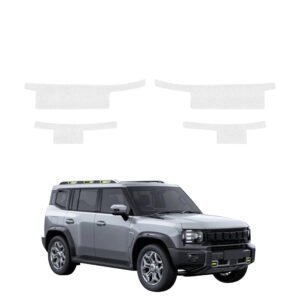 Komplektas 8w1 Bespalvė techninė apsauginė danga slenksčiams Jetour T2 (2025-2026) GRIZZ HeavyDuty Clear