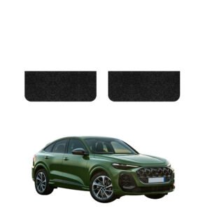Komplektas 2w1 Juoda techninė apsauginė danga slenksčiams Audi Q5 Sportback (2025-2026) GRIZZ HeavyDuty Black