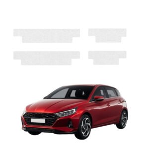 Komplektas 4w1 Bespalvė techninė apsauginė danga slenksčiams Hyundai i20 (2023-2026) GRIZZ HeavyDuty Clear