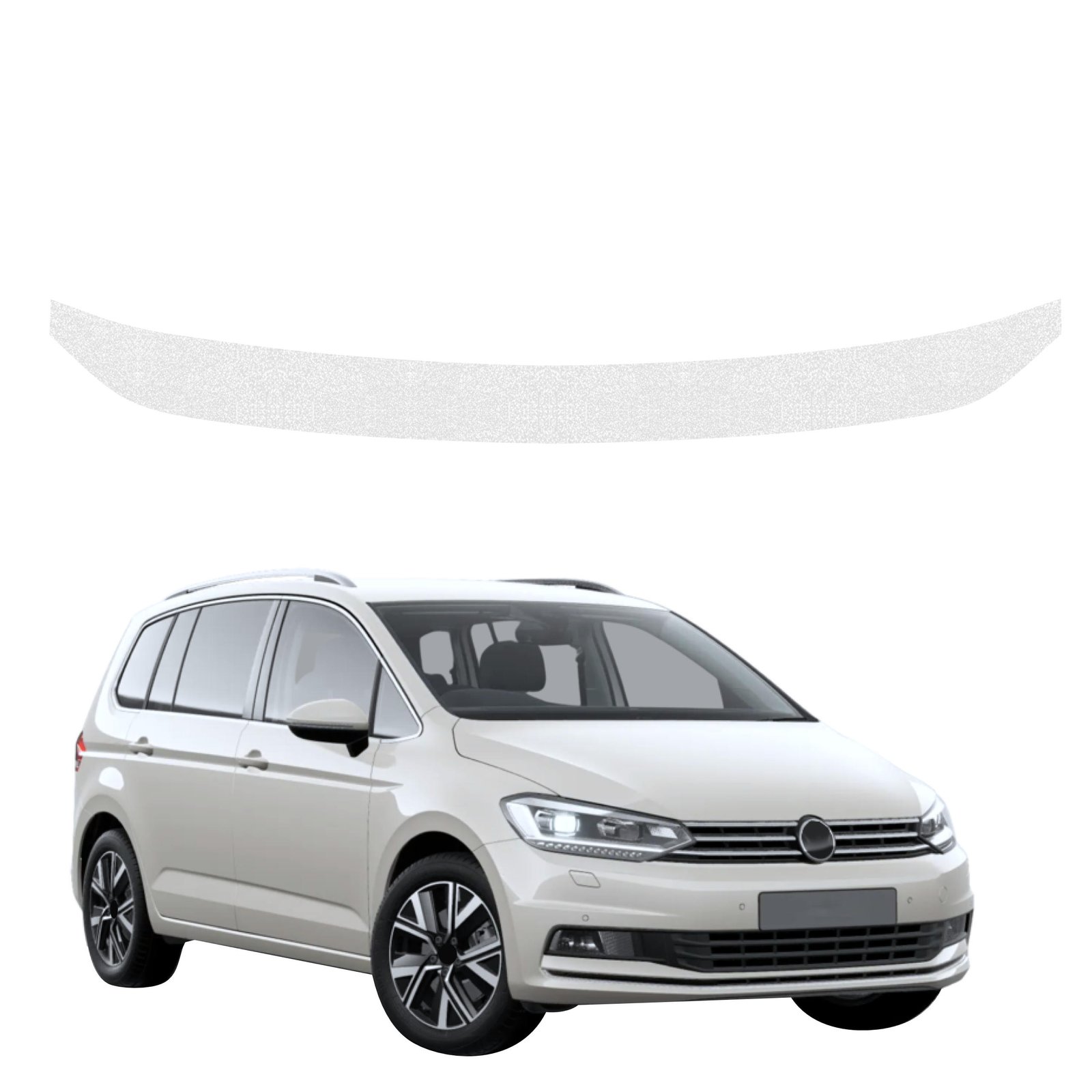 Bespalvė techninė apsauginė danga bagažinės slenksčiui Volkswagen Touran (2024-2026) GRIZZ HeavyDuty Clear
