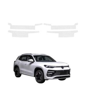 Komplektas 4w1 Bespalvė techninė apsauginė danga slenksčiams Volkswagen Tayron (2025-2026) GRIZZ HeavyDuty Clear