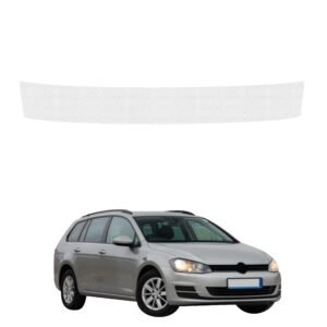 Bespalvė techninė apsauginė danga bagažinės slenksčiui Volkswagen Golf 7 Variant (2013-2020) GRIZZ HeavyDuty Clear