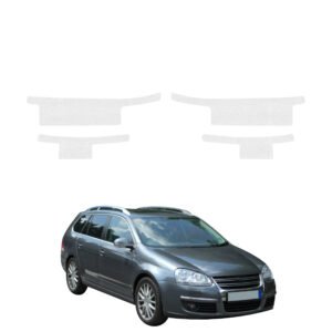 Komplektas 4w1 Bespalvė techninė apsauginė danga slenksčiams Volkswagen Golf 5 Variant (2003-2009) GRIZZ HeavyDuty Clear