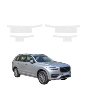 Komplektas 4w1 Bespalvė techninė apsauginė danga slenksčiams Volvo XC90 (2014-2024) GRIZZ HeavyDuty Clear