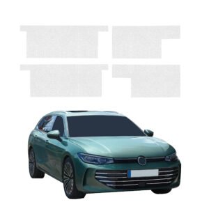 Komplektas 4w1 Bespalvė techninė apsauginė danga slenksčiams Volkswagen Passat B9 (2024-2026) GRIZZ HeavyDuty Clear