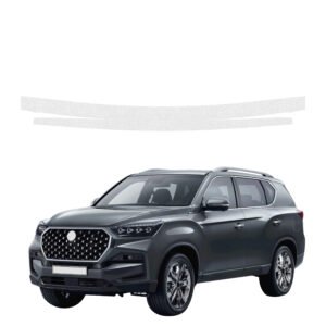 Bespalvė techninė apsauginė danga bagažinės slenksčiui SsangYong Rexton (2023-2026) GRIZZ HeavyDuty Clear