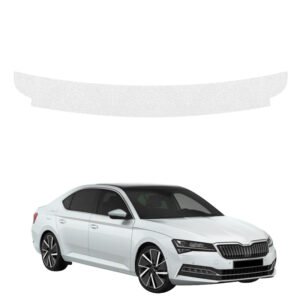 Bespalvė techninė apsauginė danga bagažinės slenksčiui Skoda Superb 3 Liftback (2019-2023) GRIZZ HeavyDuty Clear