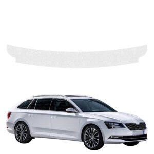 Bespalvė techninė apsauginė danga bagažinės slenksčiui Skoda Superb 3 Combi (2016-2019) GRIZZ HeavyDuty Clear