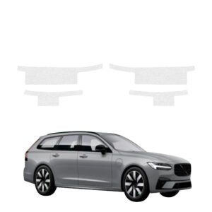 Komplektas 4w1 Bespalvė techninė apsauginė danga slenksčiams Volvo V90 (2021-2026) GRIZZ HeavyDuty Clear