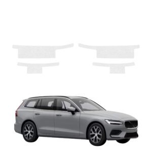 Komplektas 4w1 Bespalvė techninė apsauginė danga slenksčiams Volvo V60 (2026) GRIZZ HeavyDuty Clear