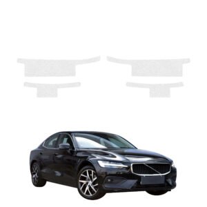 Komplektas 4w1 Bespalvė techninė apsauginė danga slenksčiams Volvo S60 3 Sedan 4D (2019-2024) GRIZZ HeavyDuty Clear